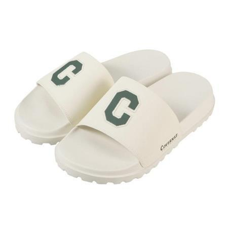DÉP COVERNAT C LOGO SLIDE - WHITE/ GREEN - 14879