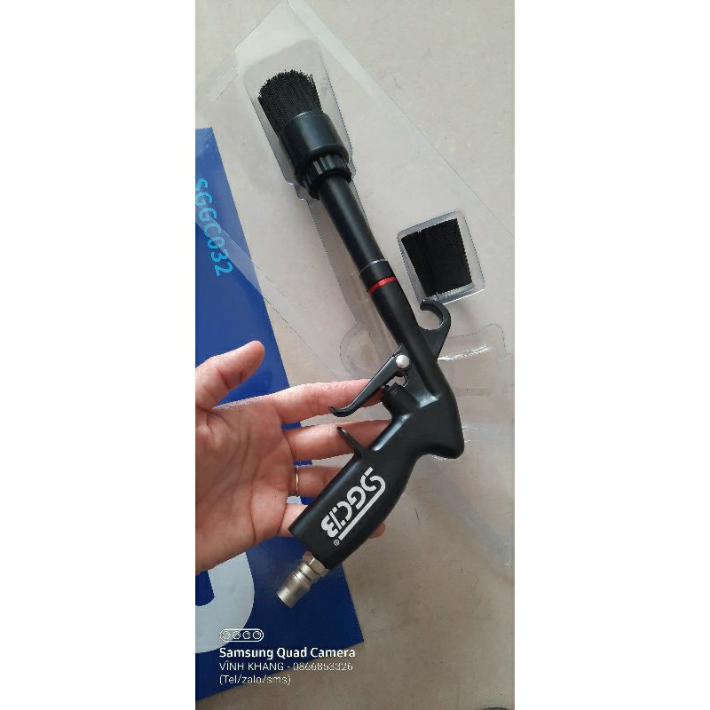 Súng dọn nội thất ô tô SGCB-032, súng dọn nội thất oto lốc xoáy ti nhựa SGCB-032