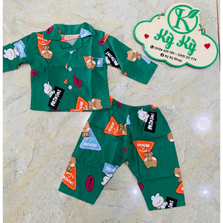 BỘ PIJAMA TOLE/LANH 5-11KG (Đã Trừ Hao)