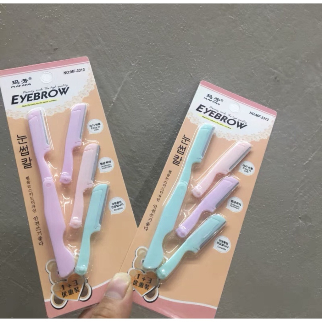 Bộ 4 Dao Cạo Tỉa Lông Mày Siêu Tiện Dụng.