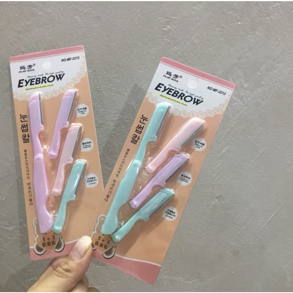Bộ 4 Dao Cạo Tỉa Lông Mày Siêu Tiện Dụng.