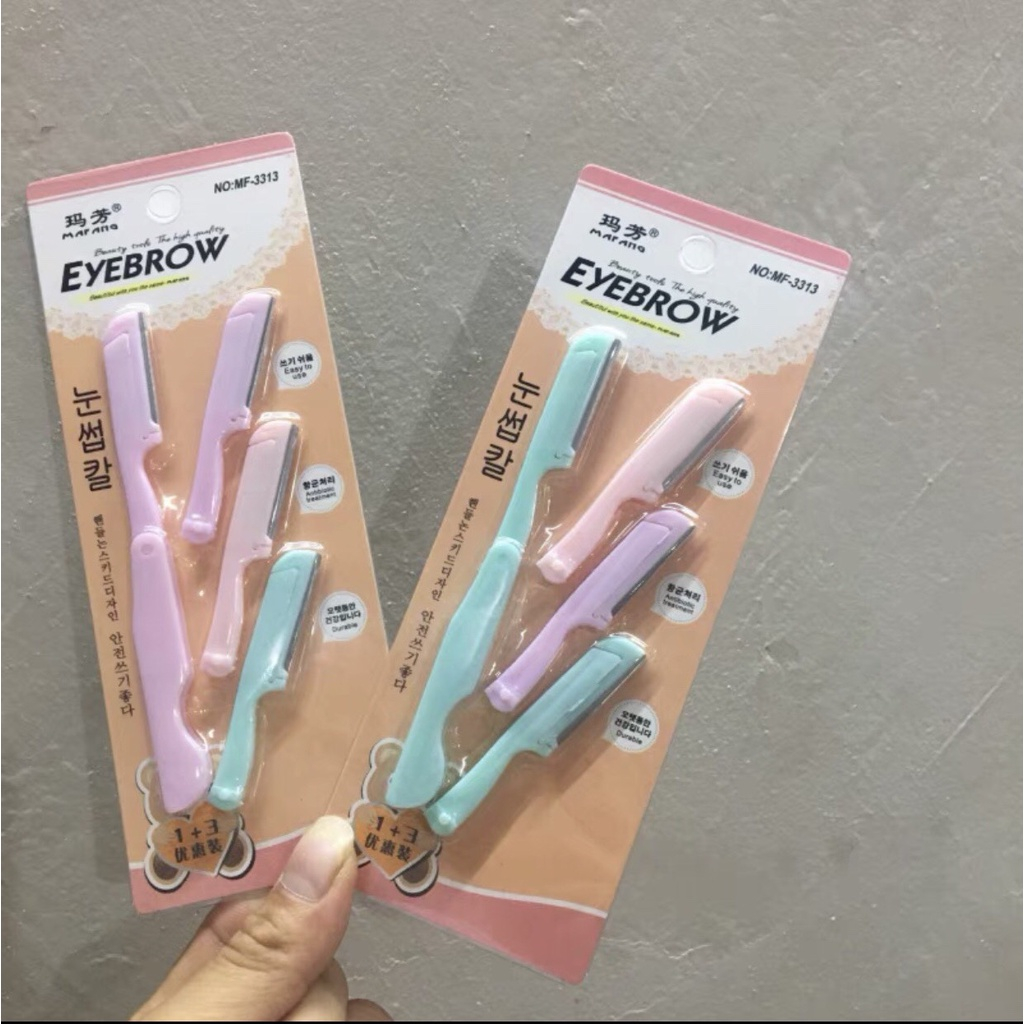 Bộ 4 Dao Cạo Tỉa Lông Mày Siêu Tiện Dụng.