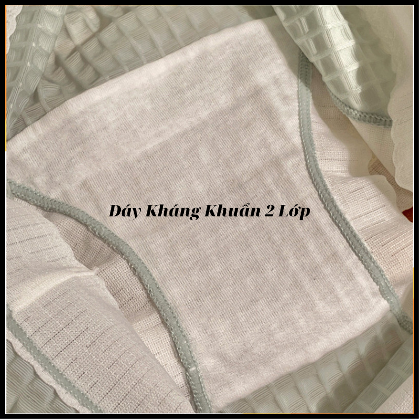 Chính Hãng Quần Lót 3D Kháng Khuẩn Lụa Băng Kiểu Dáng Nhật Bản Nâng Mông Đáy Thoáng Khí Mẫu Mới Nhất A38