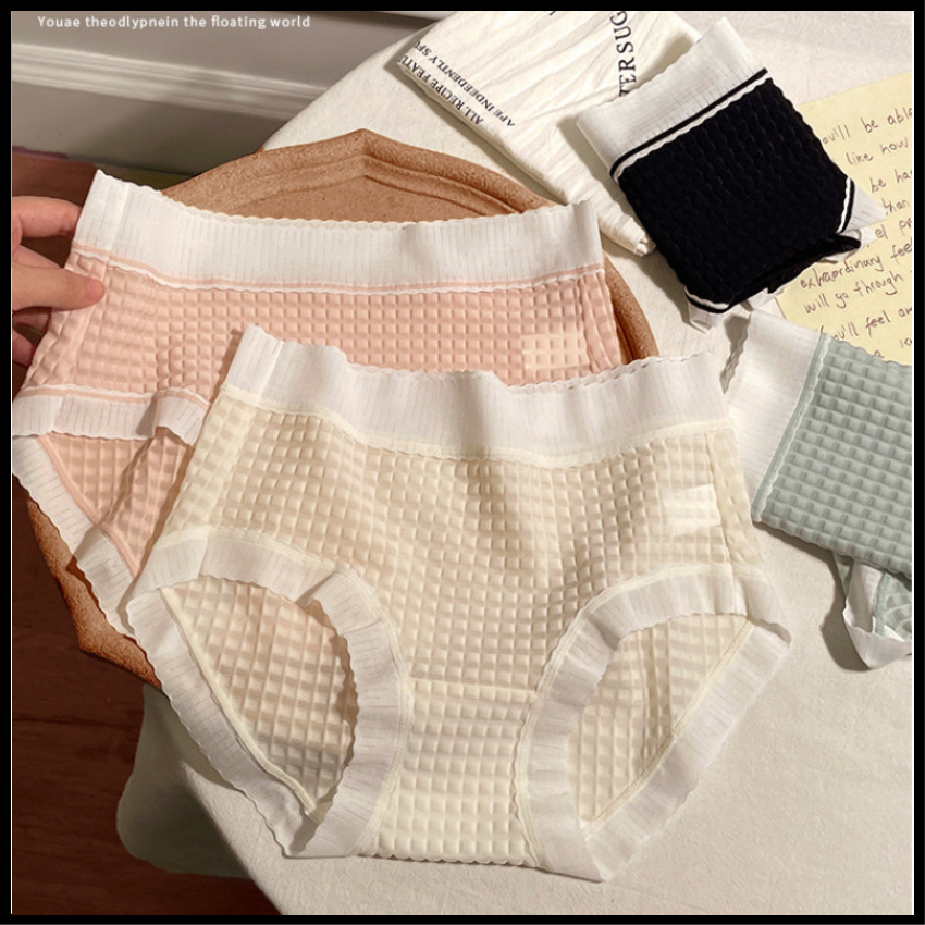 Chính Hãng Quần Lót 3D Kháng Khuẩn Lụa Băng Kiểu Dáng Nhật Bản Nâng Mông Đáy Thoáng Khí Mẫu Mới Nhất A38