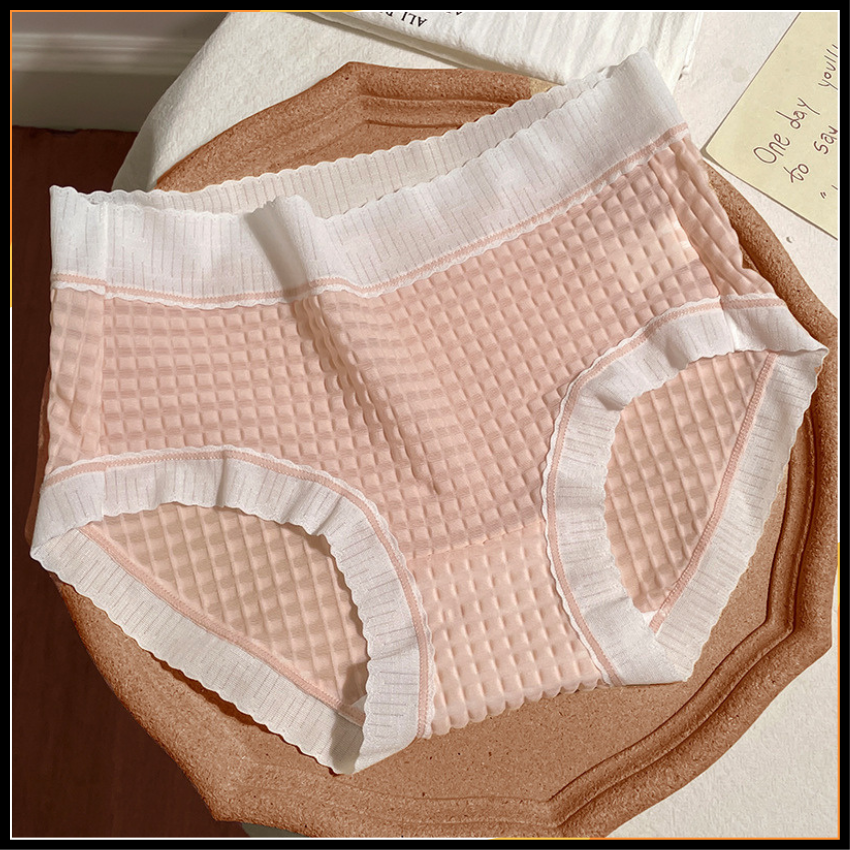 Chính Hãng Quần Lót 3D Kháng Khuẩn Lụa Băng Kiểu Dáng Nhật Bản Nâng Mông Đáy Thoáng Khí Mẫu Mới Nhất A38
