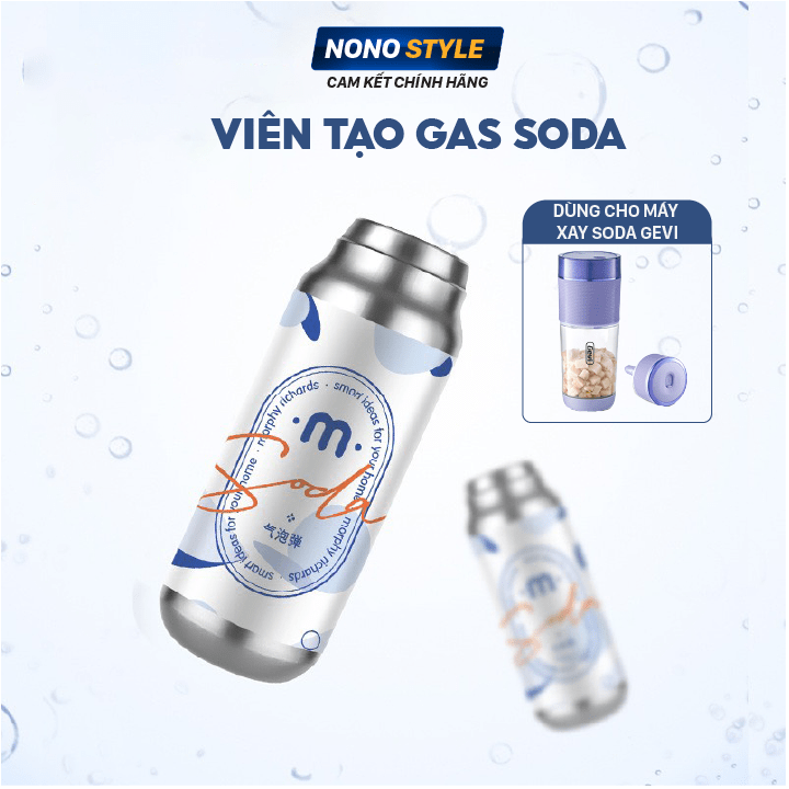 Viên Tạo Gas Soda Gevi, Set 10 Viên