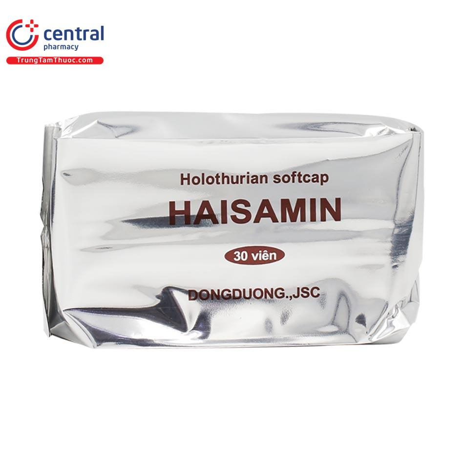 Viên uống tăng cường sinh lực từ Hải sâm Haisamin hộp 30 viên chính hãng