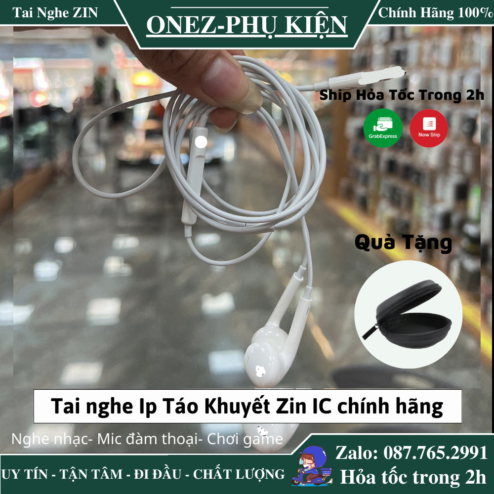 Tai nghe dây táo khuyết Zin Chính Hãng có mã code, tem bảo hành dùng cho máy 6 6s plus 7/8 plus Xs Xsmax 11 promax 14pro