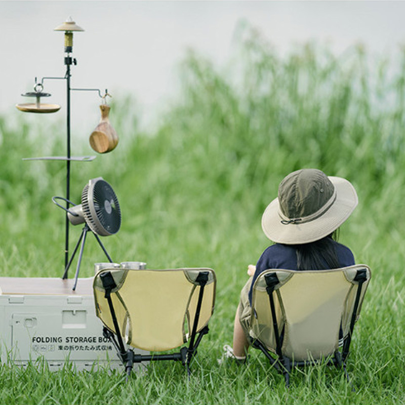 Ghế dã ngoại gấp gọn trẻ em và người lớn YL-15032 kèm túi đựng, Ghế cắm trại camping có túi đựng điện thoại