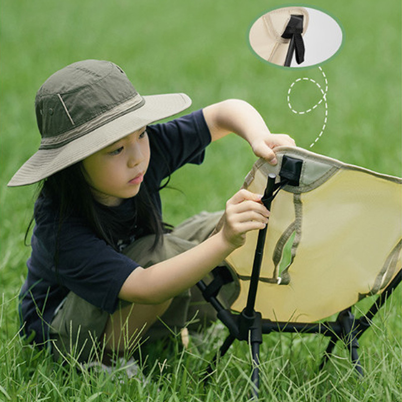 Ghế dã ngoại gấp gọn trẻ em và người lớn YL-15032 kèm túi đựng, Ghế cắm trại camping có túi đựng điện thoại | BigBuy360 - bigbuy360.vn