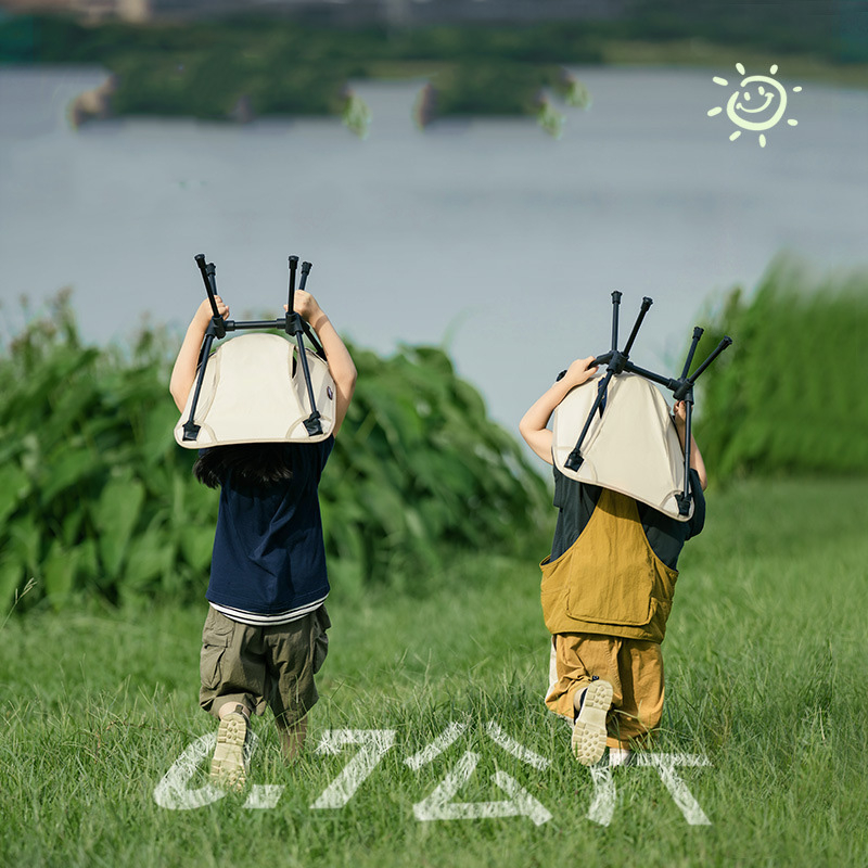 Ghế dã ngoại gấp gọn trẻ em và người lớn YL-15032 kèm túi đựng, Ghế cắm trại camping có túi đựng điện thoại | BigBuy360 - bigbuy360.vn