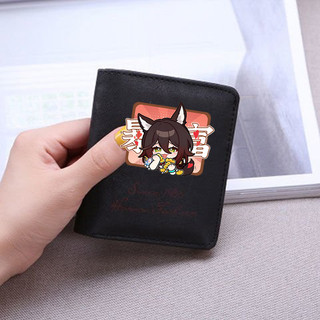 Ví ngắn đen cầm tay in hình HONKAI IMPACT STAR RAIL ver VUÔNG game đựng vật dụng nhỏ tiện lợi anime chibi