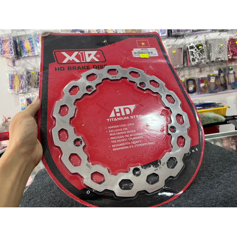 Đĩa thắng trước / sau Raider & satria mẫu X1R Lắp Như Zin