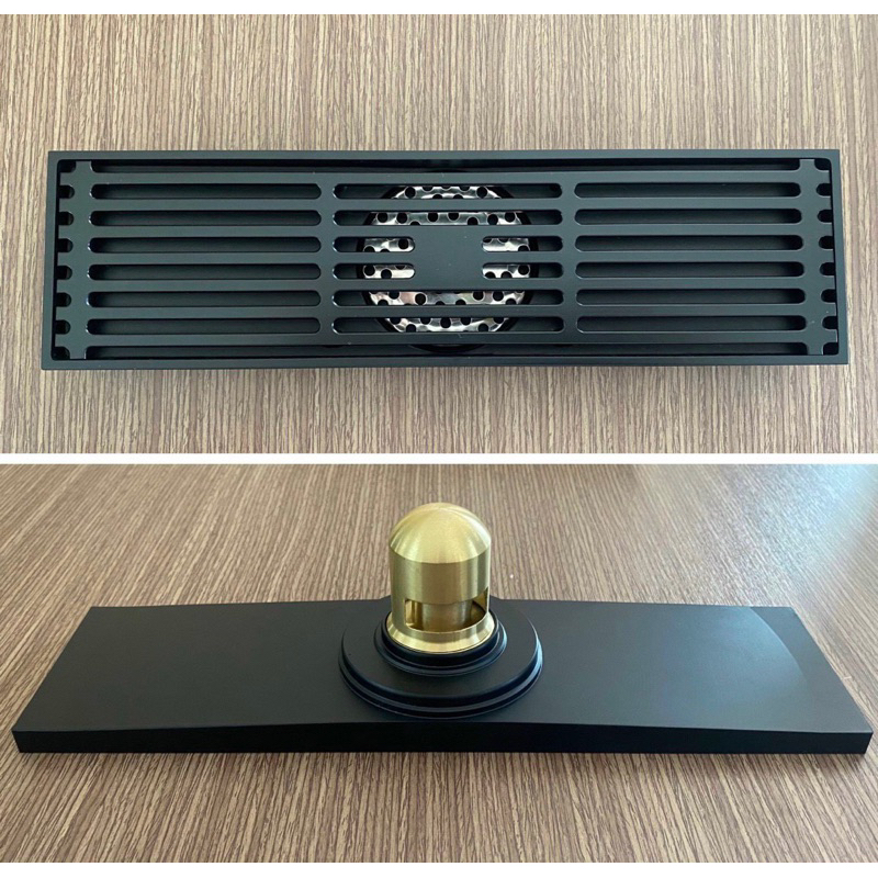 Phễu hố ga thoát sàn dài 30*8cm chống hôi ngăn mùi tuyệt đối Zento