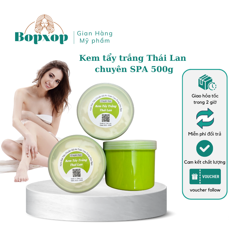 Kem tẩy trắng Thái Lan chuyên SPA 500g loại xịn, đặc,thơm