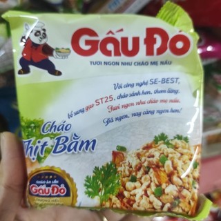 Combo 10 gói Cháo thịt bằm gấu đỏ gói 50g