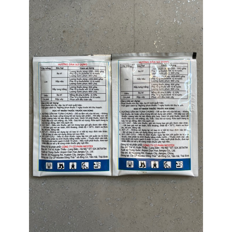 COMBO 5 Gói MIDAN 10wp - Chế phẩm sinh học diệt côn trùng chích hút chỉ 49k