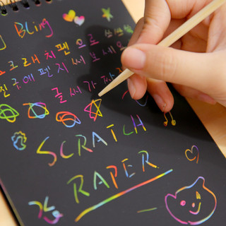 Sổ Scratch Note - Sổ Ma Thuật Cầu Vồng DIY Lovelyhouse SCRATCHNOTE095