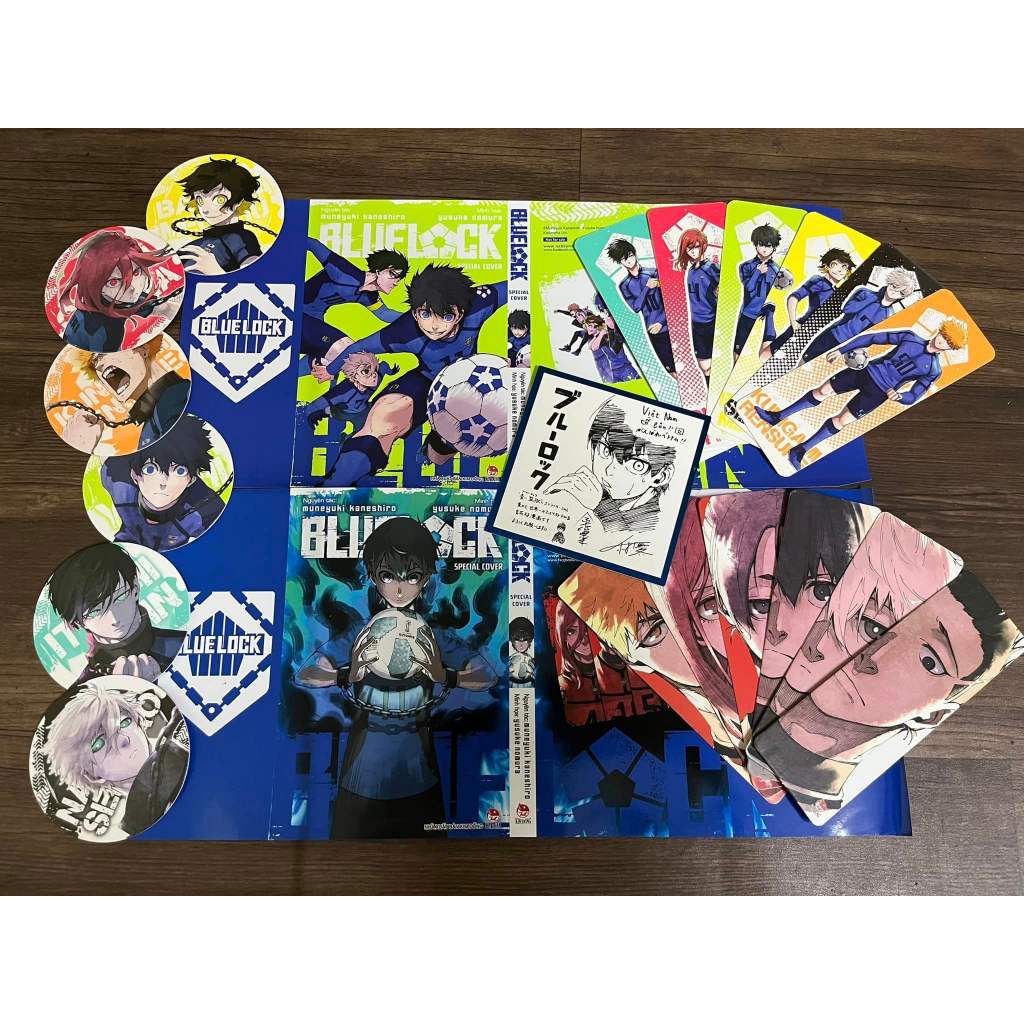 Set Phụ kiện BlueLock Fes + Off gian hàng - Blue Lock - NXB Kim Đồng