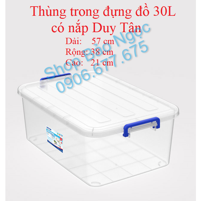 Thùng nhựa trong đựng đồ Duy Tân 10/15/30/45/55/90L | BigBuy360 - bigbuy360.vn