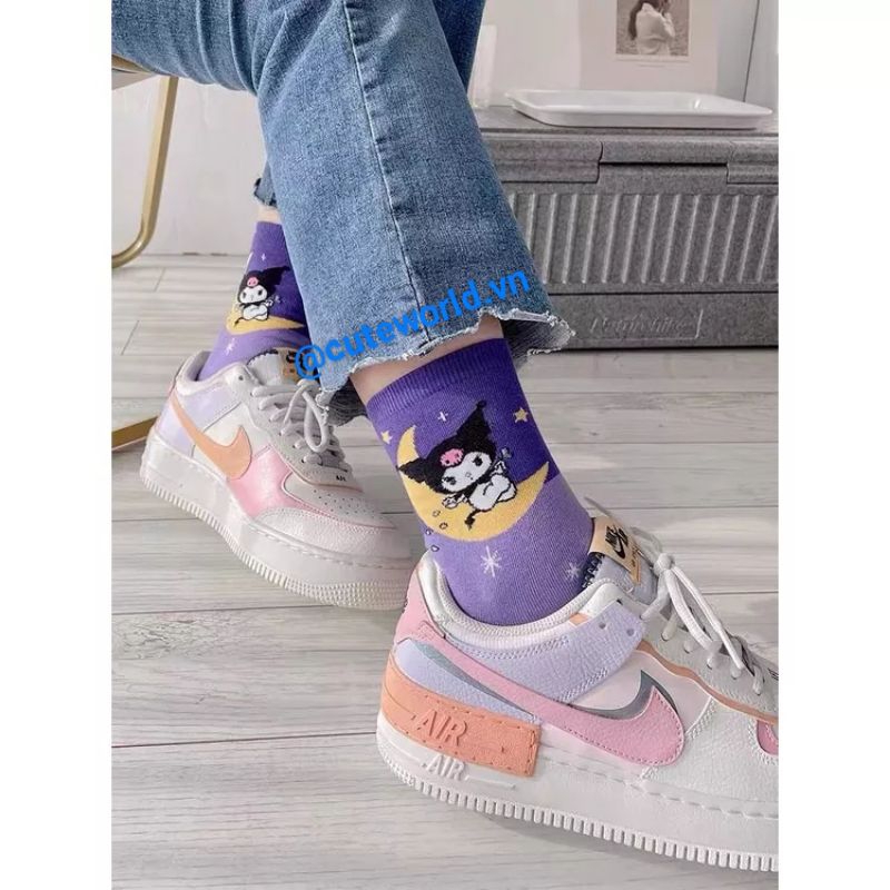 Vớ Co Giãn Sanrio Màu Sắc Tươi Sáng Dễ Thương