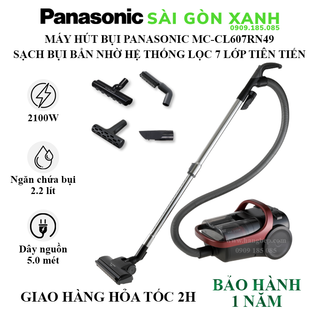 Máy hút bụi panasonic mc-cl607rn49 - sunhouse sài gòn