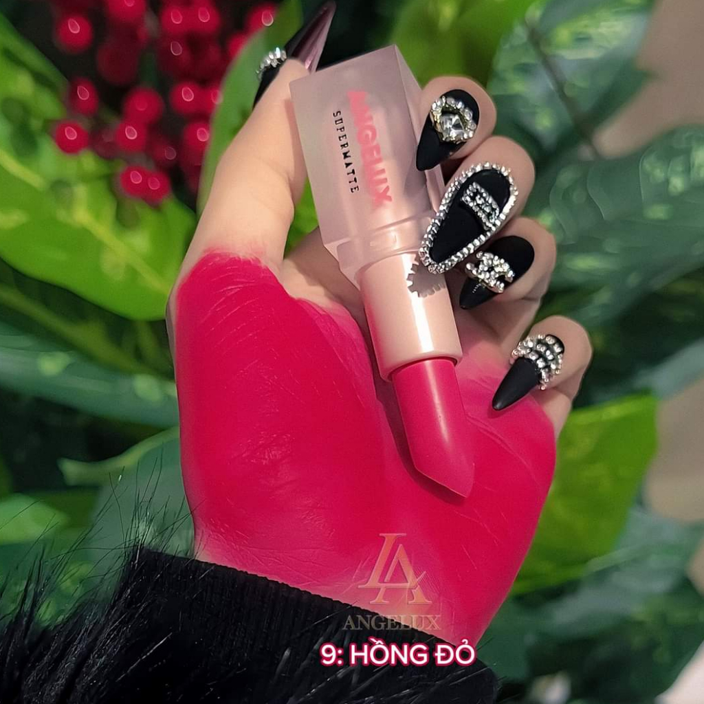 Son THỎI SÁP ANGELUX 2023 NEW, chất nhung mịn lì hottrend