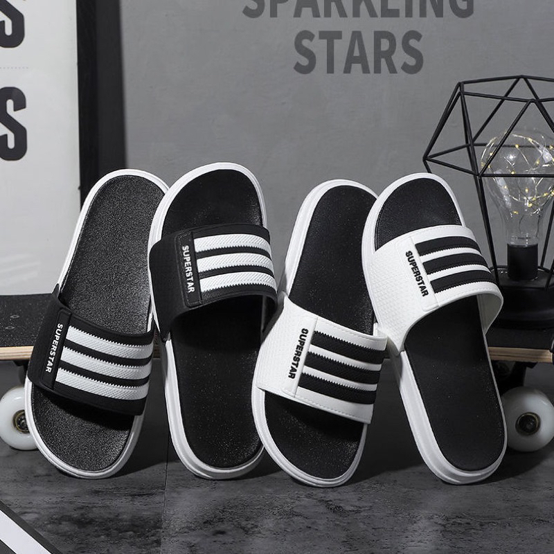 Dép Quai Ngang Nam Nữ Unisex Đế Cao Su Dẻo H01