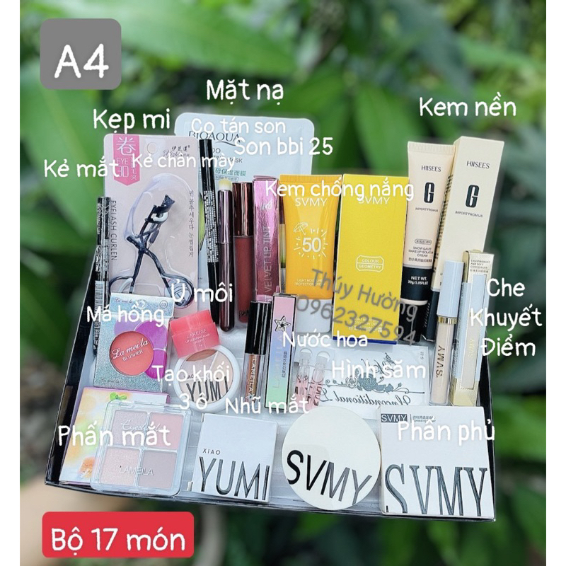 Bộ Trang Điểm [22 món] Đầy Đủ Bộ Makeup/Trang Điểm Cá Nhân /Trang Điểm Đi Tiệc Ảnh Thật Shop Tự Chụp