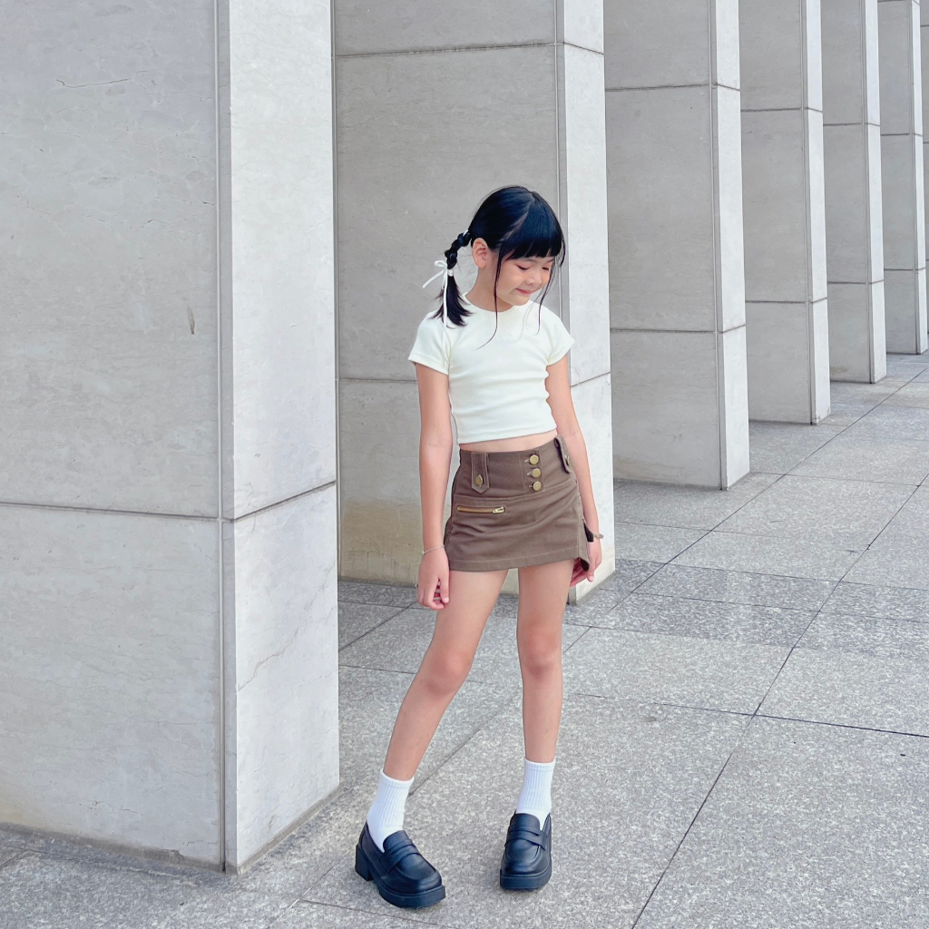 Chân váy ngắn phối túi SOHO SKIRTS - thời trang mẹ bé - V-19