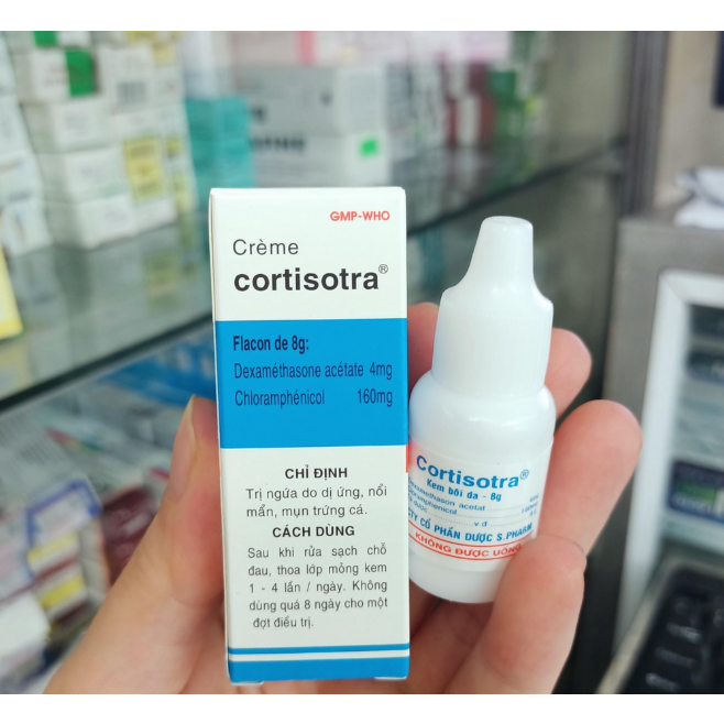 CORTISOTRA lọ 8g KEM BÔI DA