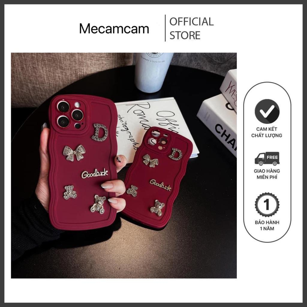 Ốp điện thoại mây gắn goodluck màu sang chảnh