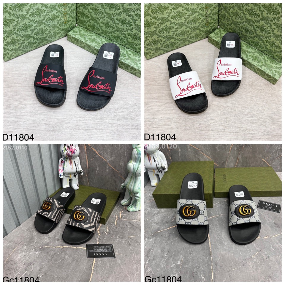 Dép Quai Ngang In Chữ Nổi Siêu Chất Có Hộp Quà Dép Lê Nam lAu...bU..TiOn... Hottrend 2023