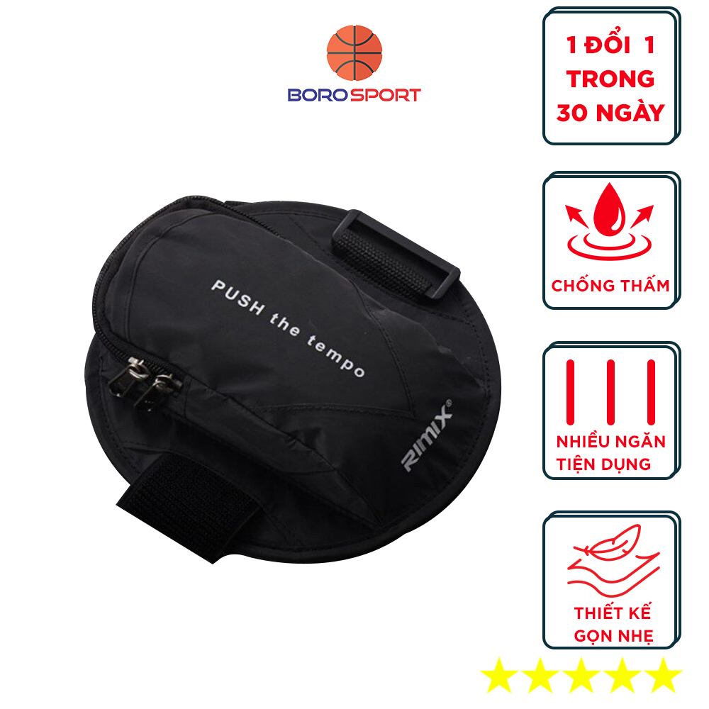 Bao đeo tay Rimix điện thoại chạy bộ, chơi thể thao - Hàng Chính Hãng BORO SPORT