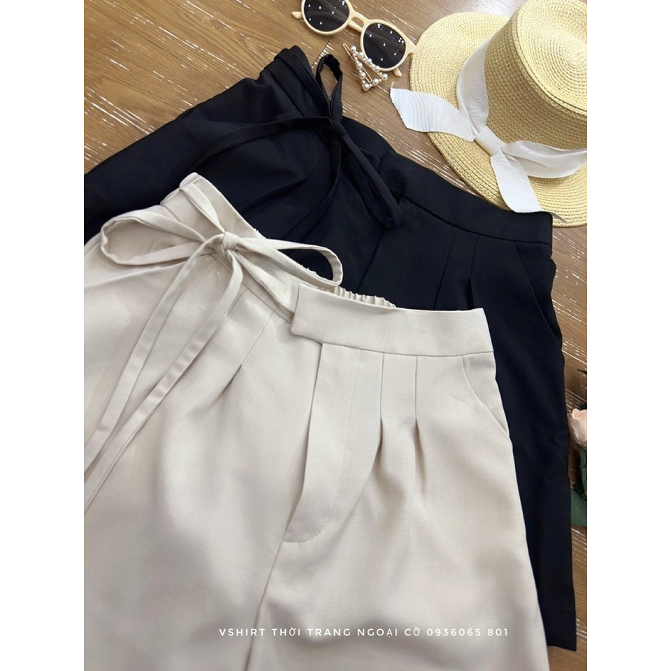 Quần Sooc Thắt Nơ Bigsize  VSHIRT