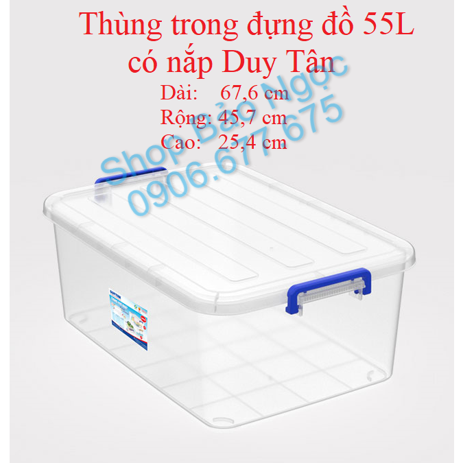 Thùng nhựa trong đựng đồ Duy Tân 10/15/30/45/55/90L | BigBuy360 - bigbuy360.vn