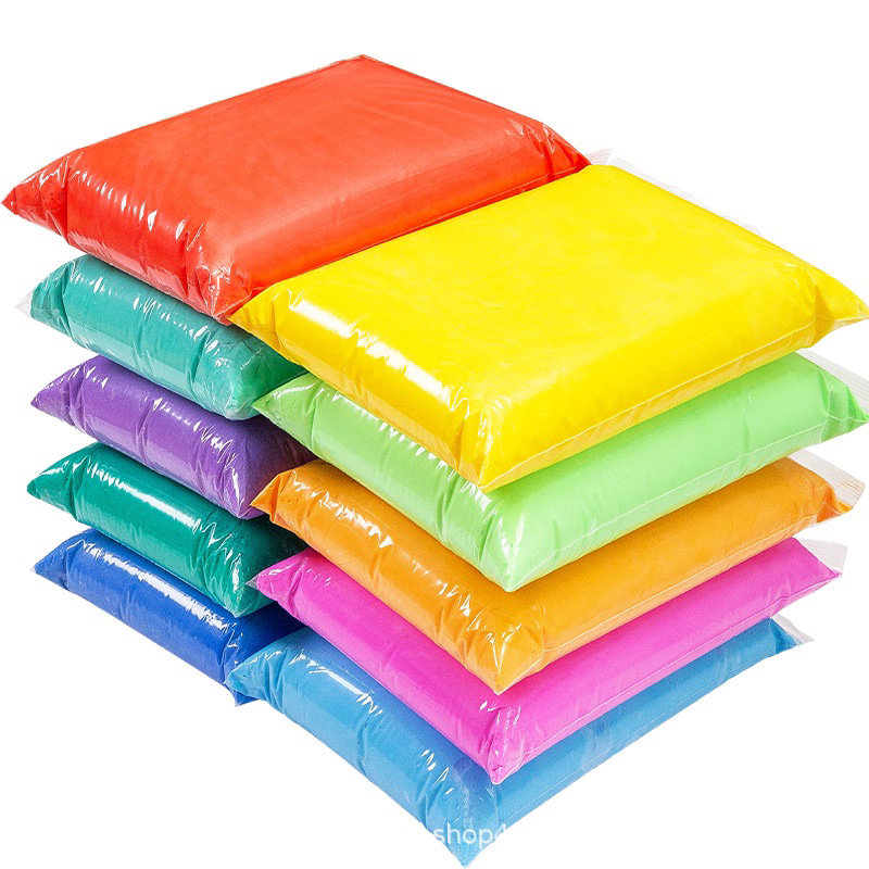 ĐẤT SÉT SIÊU NHẸ TỰ KHÔ 500gr - Hàng đủ cân, túi phồng to