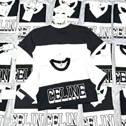 Áo Thun Nam Cotton In Chữ Cline Cao Cấp , Áo Phông Nam Cotton Phối Màu Cực Hot