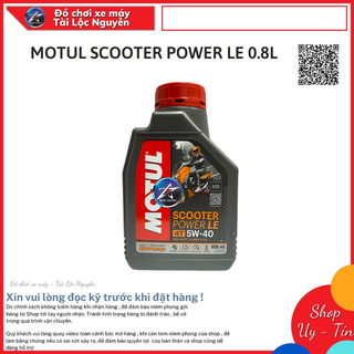 NHỚT MOTUL SCOOTER POWER LE 5W40 0.8-1 LÍT CHO TAY GA