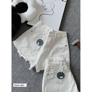 quần jeans short cạp siêu cao