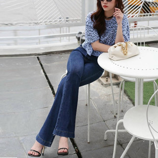 (Hàng loại 1 ) Quần Jeans Ống Pass - Loe Lưng Cao Form Đẹp