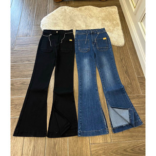 (Hàng loại 1 ) Quần Jeans Ống Pass - Loe Lưng Cao Form Đẹp