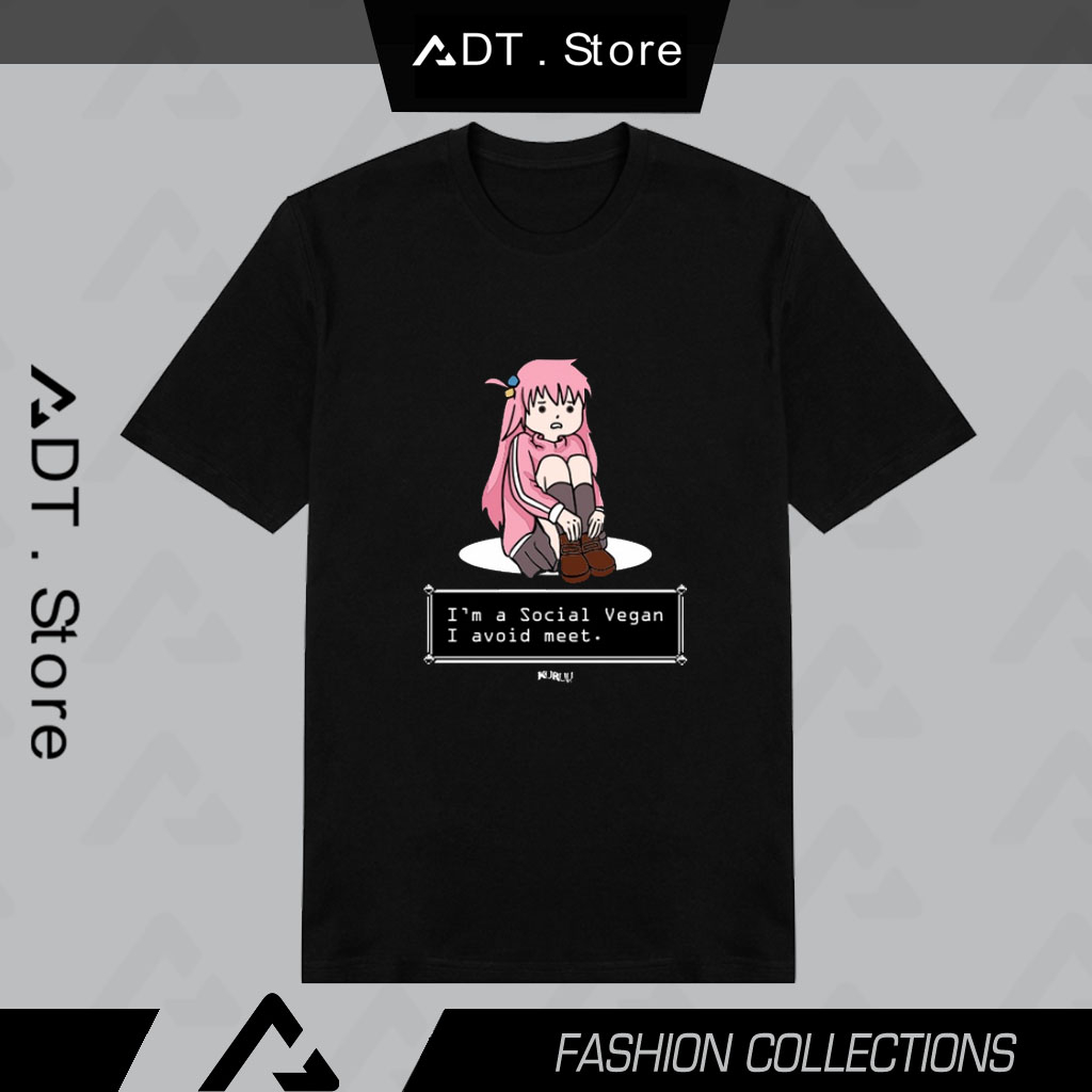 Áo thun hình Bocchi The Rock Anime cực chất giá rẻ mẫu HOT bán chạy