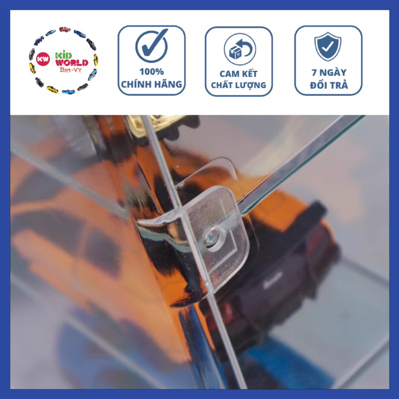 Khung kệ Mica, Trưng bày và Bảo vệ 8 Xe mô hình Tỷ lệ 1:64, 1:36 & 1:24.