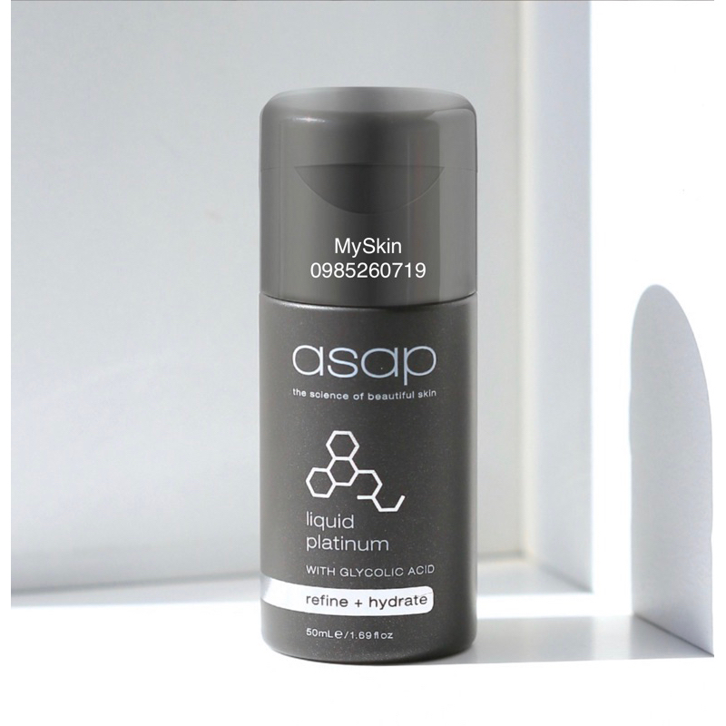 Asap Liquid Platinum - Nước thần bạch kim tái tạo da Asap 50ml