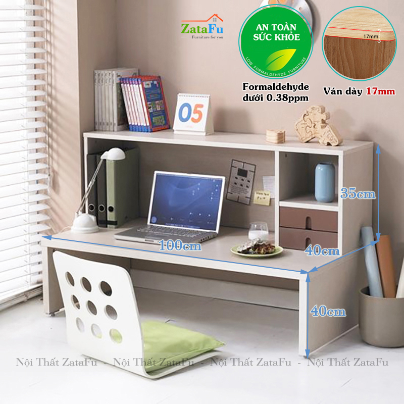 Bàn Làm Việc Ngồi Bệt Lớn Size 1m BLV-33