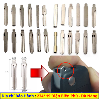 ( 1 cái ) Phôi chìa khoá xe ô tô đà nẵng cơ gắn remote xe ô tô, xe máy