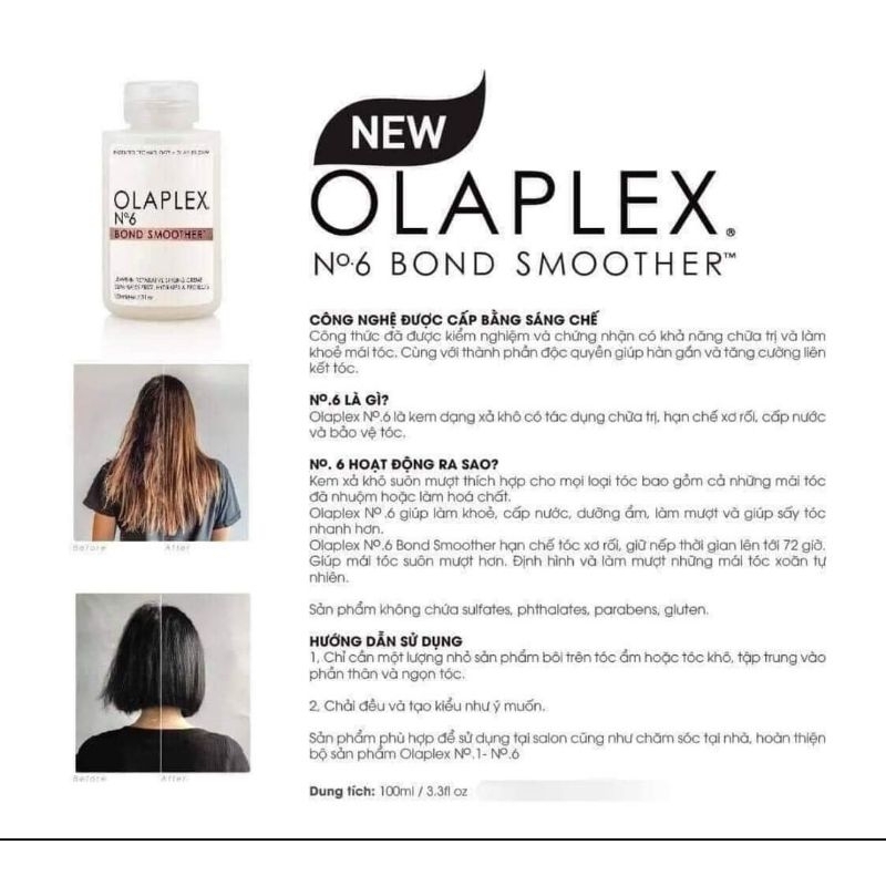 TINH DẦU OLAPLEX 7 BONDING OIL 30ML hoặc XẢ KHÔ OLAPLEX 6 100ML