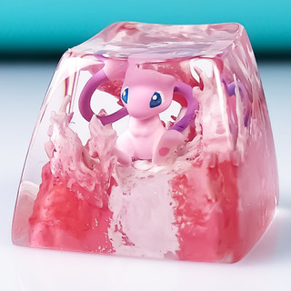 Nút bàn phím Pokemon, nút bàn phím Mew , Bàn phím nhân vật hoạt hình - Mew keycap, POKÉMON Artisan Keycap