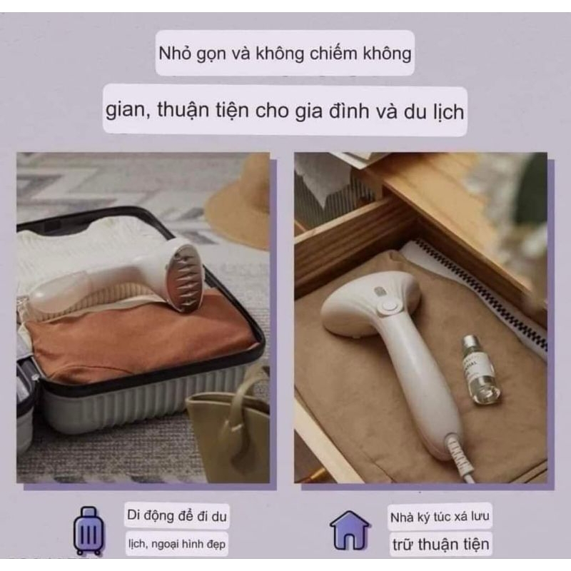 Bàn Là Hơi Cầm Tay Bear Siêu Nhẹ, tiện dụng, kiểu dáng thời trang GTJ-C10Y5